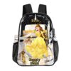 Belle from The Beauty and the Beast – Transparent Bag 17 inch 2024 New Clear Backpack Cool Kiddo 34