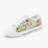 Personalized Squishmallows Food Canvas Low-Top Sneakers for kids. Colorful Casual Shoes Cool Kiddo 32