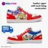 Salior Moon Anime Series Inspired Low-Top Leather Sneakers for youth/adults. Character Print Shoes Cool Kiddo 30