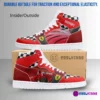 Custom Ferrari Racing Formula One 1 High-Top Leather Sneakers | Adult/Youth Sizes Cool Kiddo 32