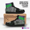 Custom Beetlejuice Movie Inspired High-Top Leather Sneakers, Unisex Casual Shoes for any season Cool Kiddo 30