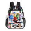 Personalized Inside Out 2 Movie Customizable Transparent Book Bag 17 inch 2024 New Clear Backpack Cool Kiddo 30