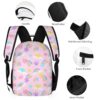 Personalized Like Nastya Youtube Channel – Three piece set combination – Backpack, Lunch Bag and Pencil Pouch Cool Kiddo 38
