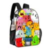 Personalized Battle for Dream Island Clear Backpack- Transparent Book Bag 17-inch 2024 New Cool Kiddo 26