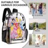 Personalized Disney Princesses Transparent 17-Inch Clear Backpack – Stylish and Functional for All Occasions 🎒👑 Cool Kiddo 34