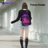 Jinx Character LoL Art Graffiti Style Mini Leather Backpack for Girls/Youth Cool Kiddo 36