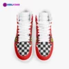 Custom Ferrari Racing Formula One 1 High-Top Leather Sneakers | Adult/Youth Sizes Cool Kiddo 38