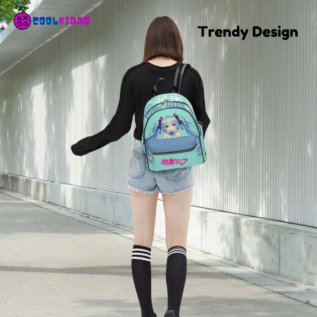 Hatsune Miku Anime Style Mini Leather Backpack For Girls/Youth | School Book Bag Cool Kiddo 20