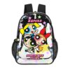 Personalized Clear Backpack The Powerpuff Girls – Transparent Bag 17 inch 2024 New Cool Kiddo
