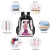 Minney Mouse Personalized Transparent Backpack – 17 Inches Clear Book Bag Cool Kiddo 36