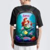 Personalized Ariel The little Mermaid Transparent Bag 17 inch 2024 New Clear Backpack Cool Kiddo 30