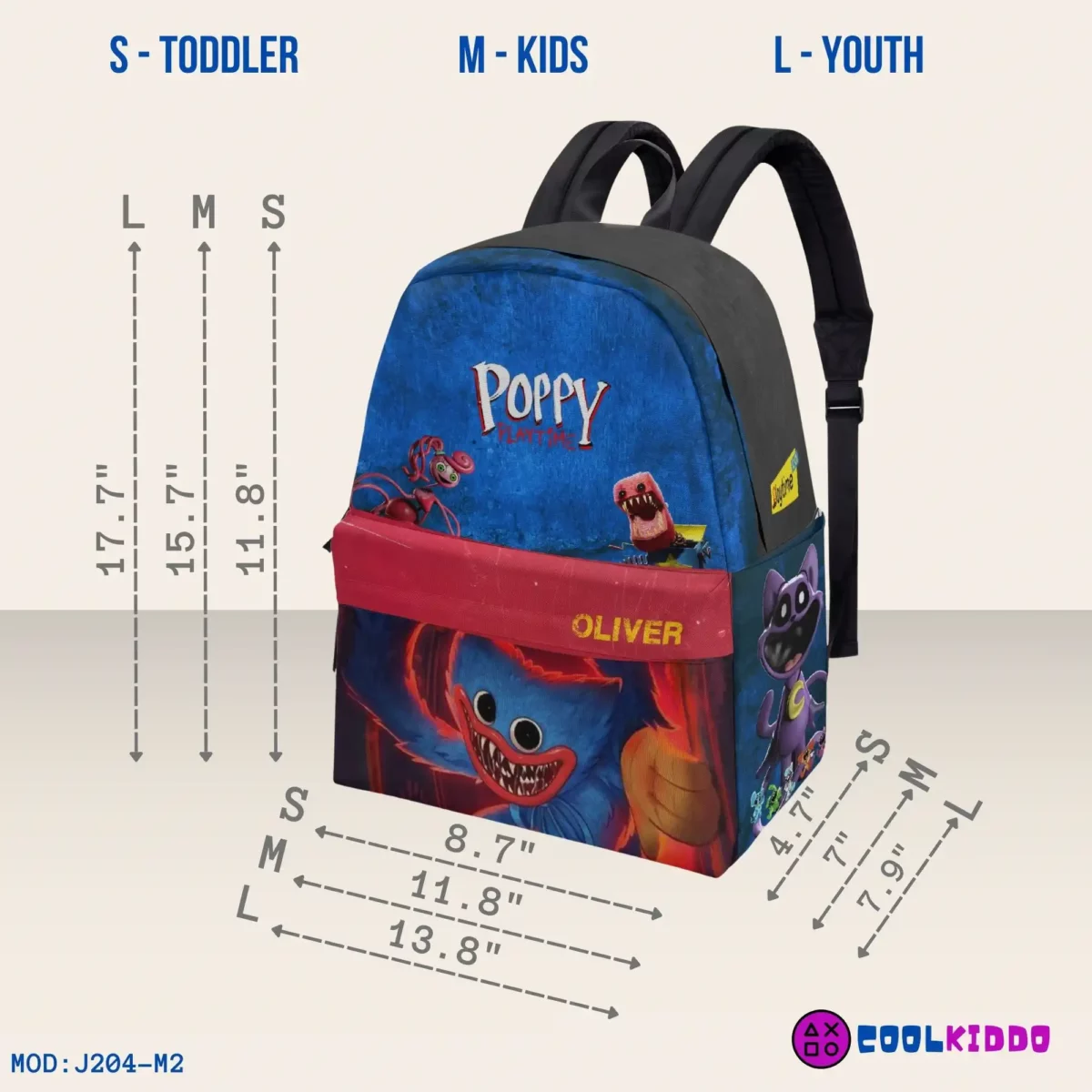 Poppy Playtime Videogame Inspired Bag – Ideal for School, Travel, and Sports Essentials, Three Sizes Cool Kiddo 20