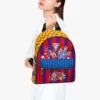 The Amazing Digital Circus Mini Leather Backpack - Pomni and friends print