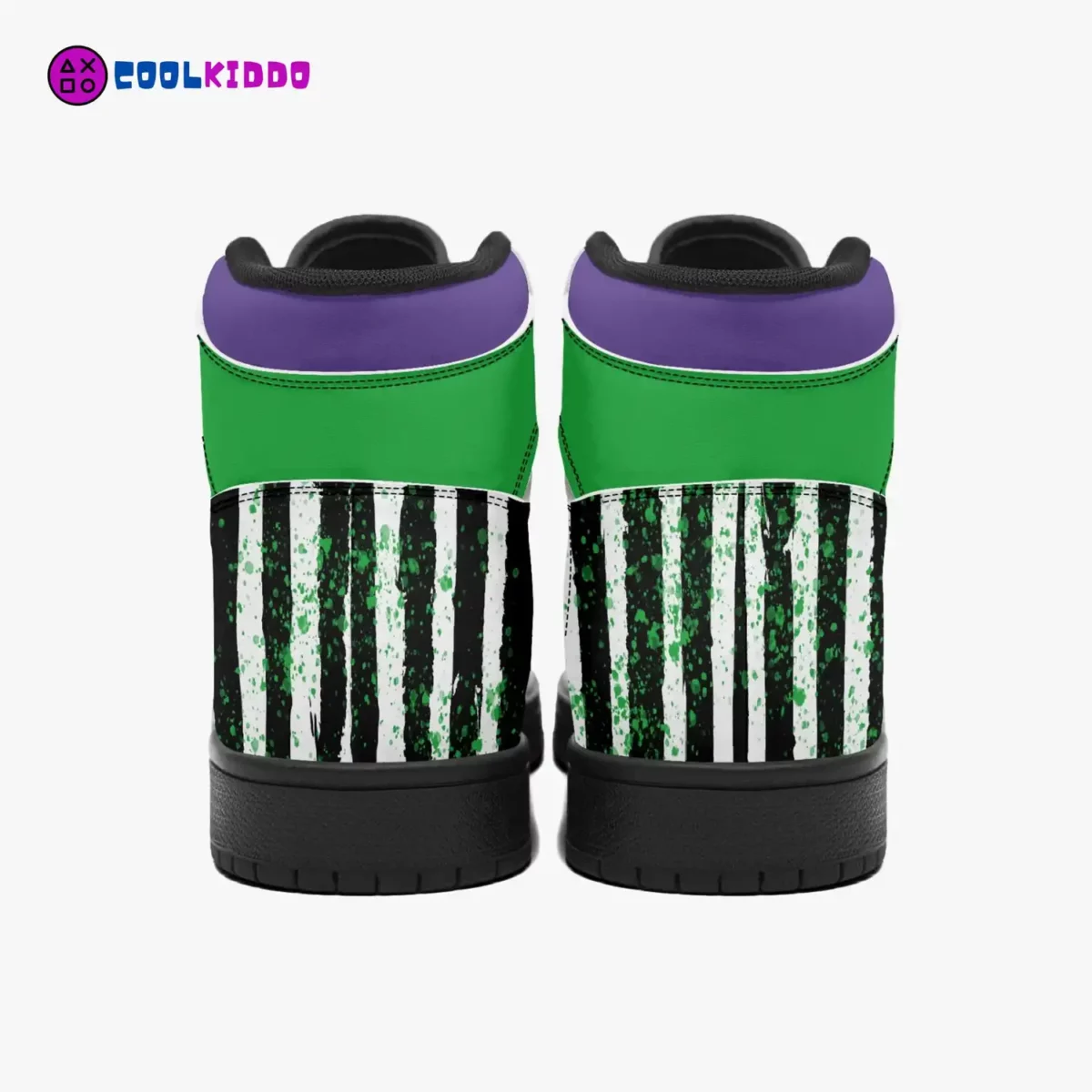 Custom Beetlejuice Movie Inspired High-Top Leather Sneakers, Unisex Casual Shoes for any season Cool Kiddo 22