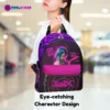 Jinx Character LoL Art Graffiti Style Mini Leather Backpack for Girls/Youth Cool Kiddo 40