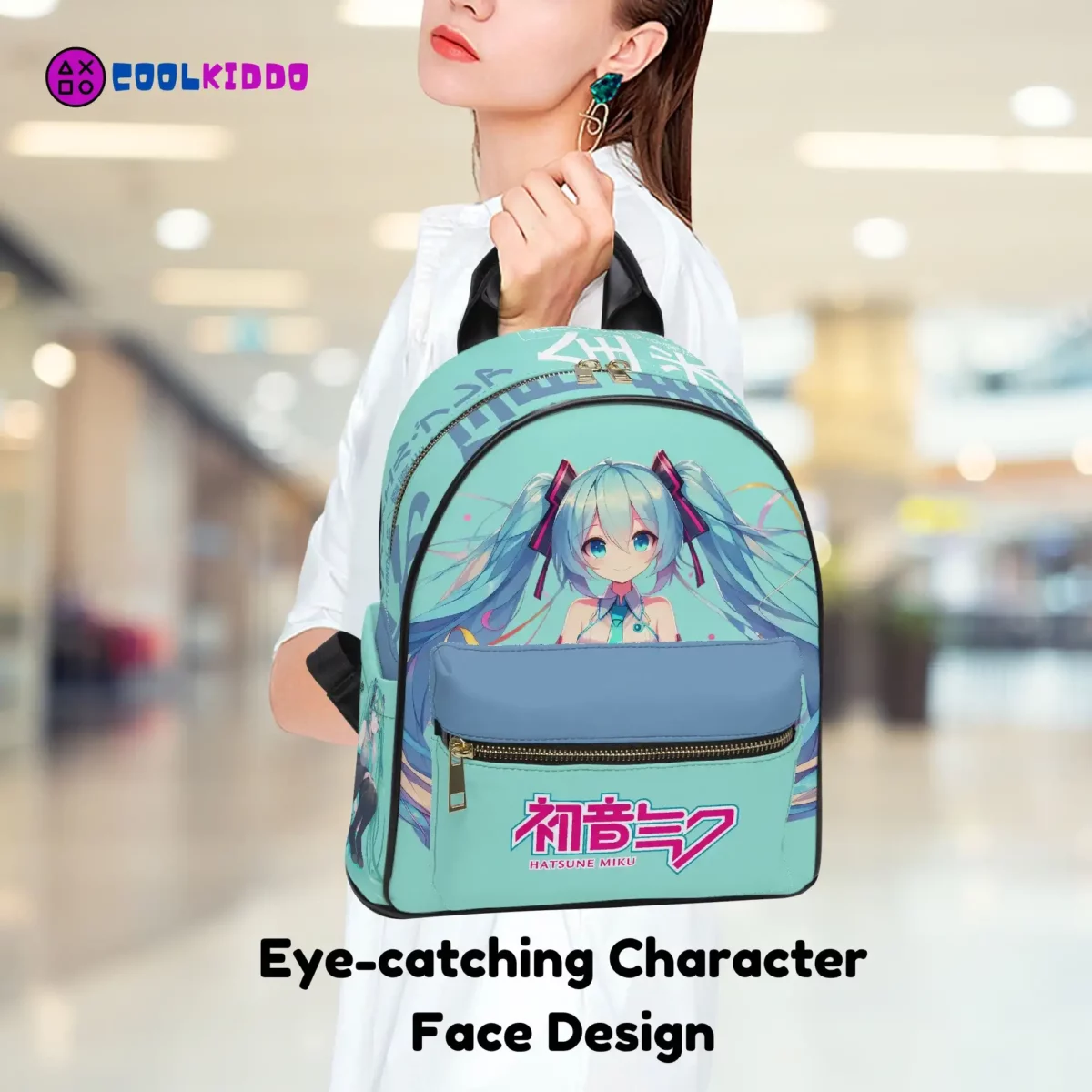 Hatsune Miku Anime Style Mini Leather Backpack For Girls/Youth | School Book Bag Cool Kiddo 22