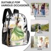 Personalized Disney’s PrincessTiana from Frog – Transparent Bag 17 inch 2024 New Backpack Cool Kiddo 34