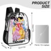Personalized Disney Princesses Transparent 17-Inch Clear Backpack – Stylish and Functional for All Occasions 🎒👑 Cool Kiddo 30