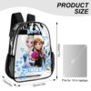 Personalized Disney’s Princesses from Frozen – Transparent Bag 17 inch 2024 New Clear Backpack Cool Kiddo 30