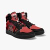 Custom Speaker Man Skibidi Toilet High-Top Leather Black and Red Street Shoes Cool Kiddo