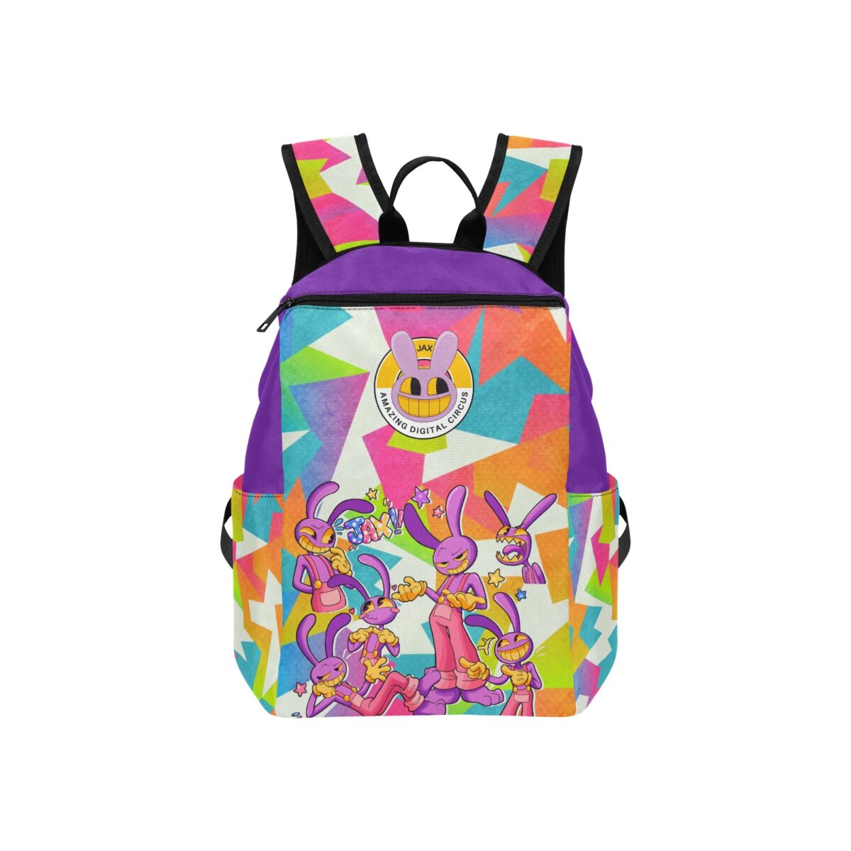JAX Amazing Digital Circus Animated Series Character Backpack for School, Travel, Sports Book Bag Cool Kiddo 14