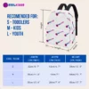 Amazing Digital Circus All-Over-Print Canvas Backpack for kids. Three Sizes School bag Cool Kiddo 40
