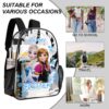 Personalized Disney’s Princesses from Frozen – Transparent Bag 17 inch 2024 New Clear Backpack Cool Kiddo 34