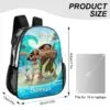 Personalized Moana Transparent Bag 17 inch 2024 New Clear Backpack Cool Kiddo 28