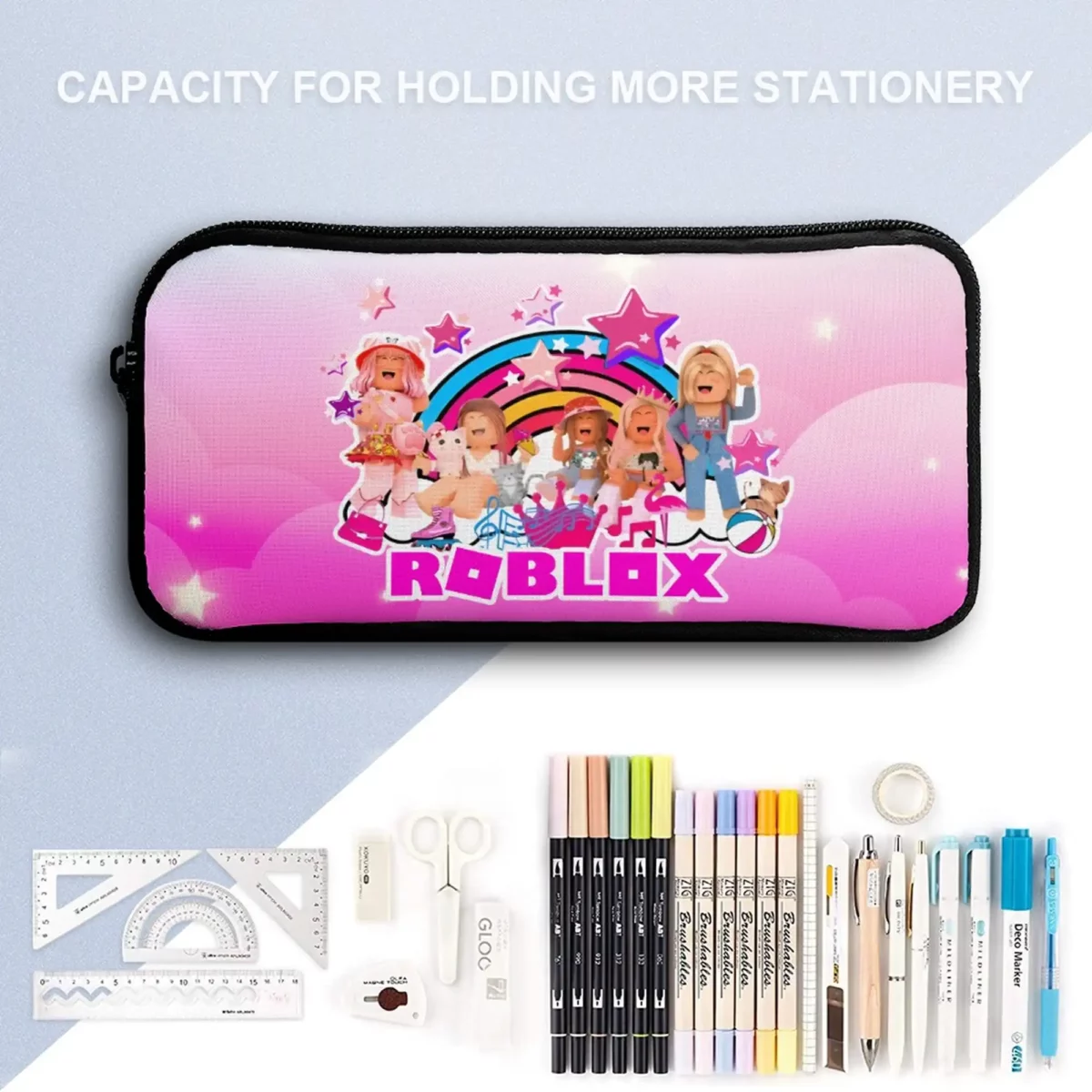 Customizable Roblox Girl backpack, lunch bag and pencil case package | Back to School combo Cool Kiddo 24