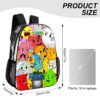 Personalized Battle for Dream Island Clear Backpack- Transparent Book Bag 17-inch 2024 New Cool Kiddo 28