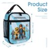 Personalized Roblox Blue Book Bag for Kids – Three-Piece Set: Backpack, Lunch Bag, and Pencil Case