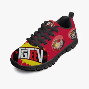 Fgteev Youtube Channel red shoes for kid's lightweight mesh red sneakers