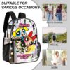 Personalized Clear Backpack The Powerpuff Girls – Transparent Bag 17 inch 2024 New Cool Kiddo 32