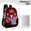 The Amazing Digital Circus Transparent Backpack – 17 Inches Book Bag Cool Kiddo 26