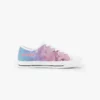 Roblox Girls Personalized Low-Top Sneakers for Children – Pink and Purple geometric background Cool Kiddo 52