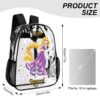 Personalized Disney’s Rapunzel – Transparent Bag 17-inch 2024 New Clear Backpack Cool Kiddo 34