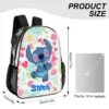 Stitch from Lilo and Stitch Transparent Bag 17-inch 2024 New Clear Backpack Cool Kiddo 28