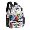 Personalized Inside Out 2 Movie Customizable Transparent Book Bag 17 inch 2024 New Clear Backpack Cool Kiddo 26