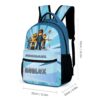 Personalized Roblox Blue Book Bag for Kids – Three-Piece Set: Backpack, Lunch Bag, and Pencil Case Cool Kiddo 28