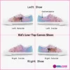 Roblox Girls Personalized Low-Top Sneakers for Children – Pink and Purple geometric background Cool Kiddo 36