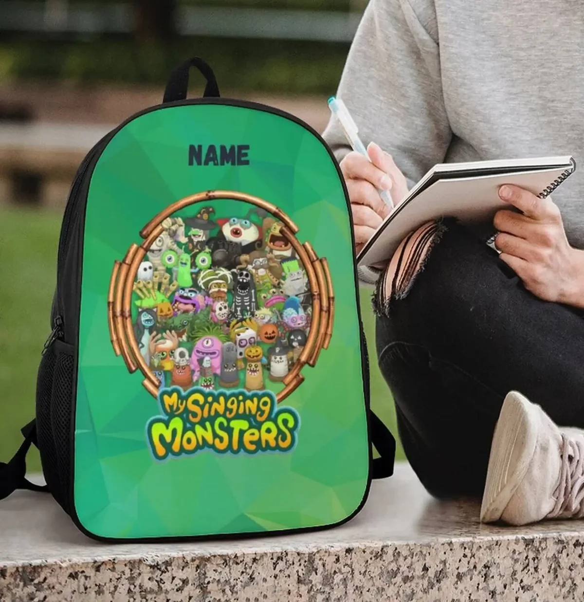 Personalized My Singing Monsters Backpack - Customizable Unique Gifts for Kids