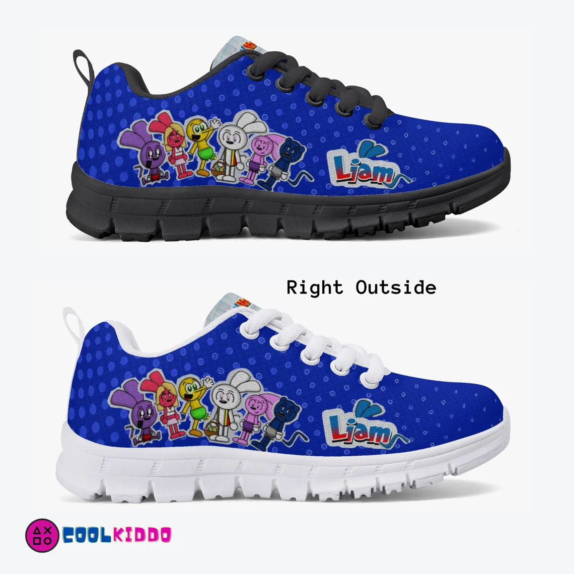 Personalized RiGGY the RUNKEY Lightweight Mesh Sneakers – Characters Printed Shoes for All Seasons Cool Kiddo 22