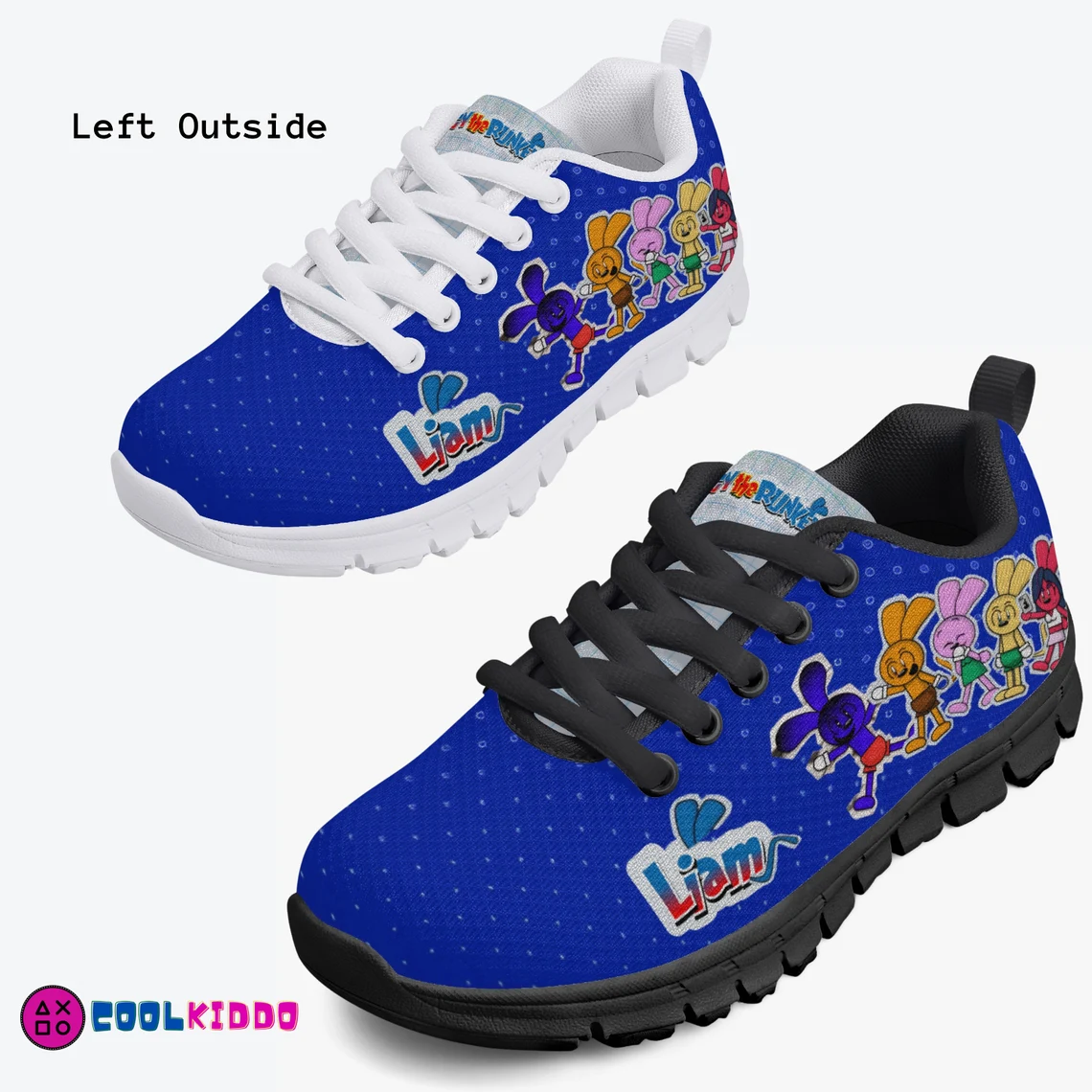 Personalized RiGGY the RUNKEY Lightweight Mesh Sneakers – Characters Printed Shoes for All Seasons Cool Kiddo 12