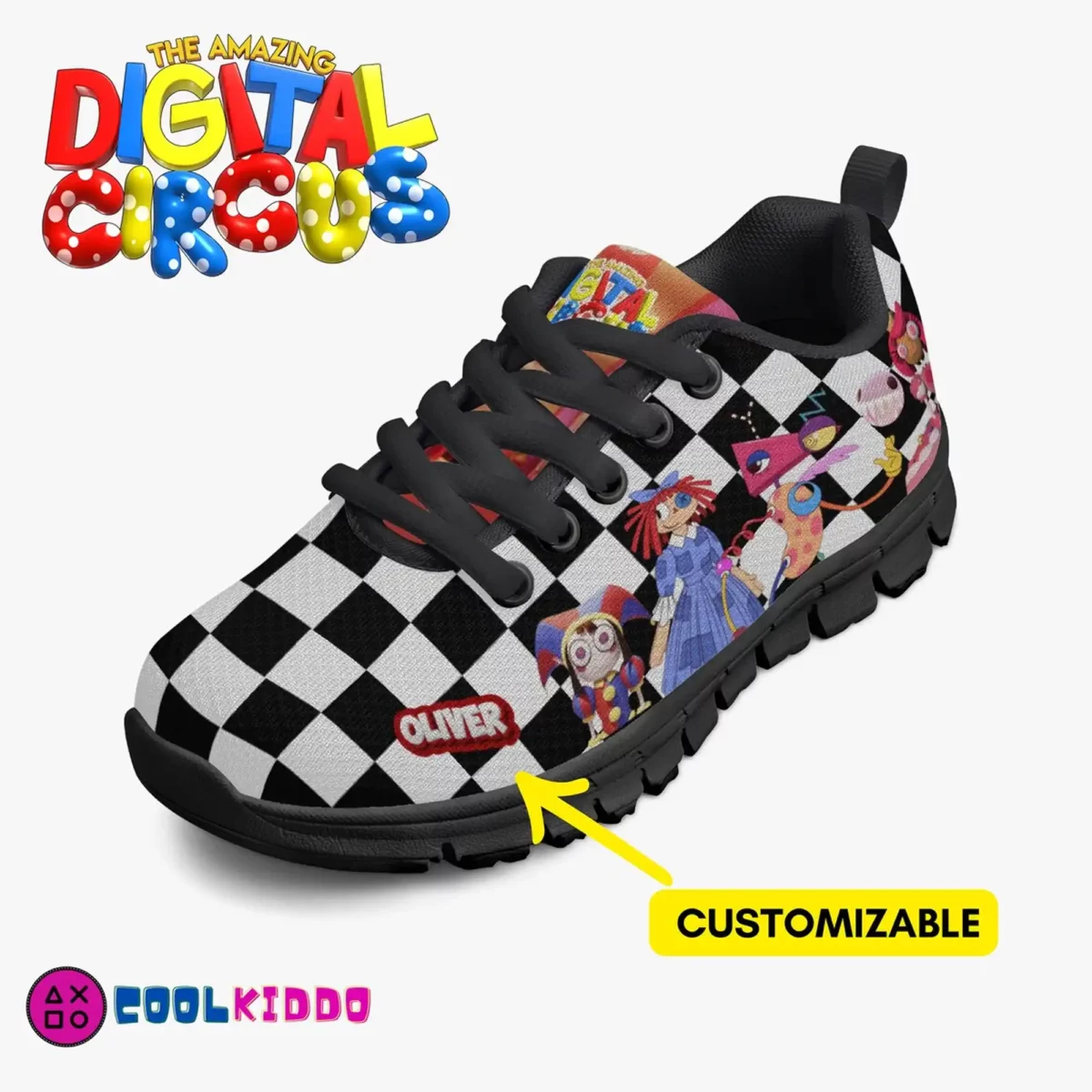 Personalized Shoes | The Amazing Digital Circus Animated Series Inspired Lightweight Mesh Sneakers Cool Kiddo 10