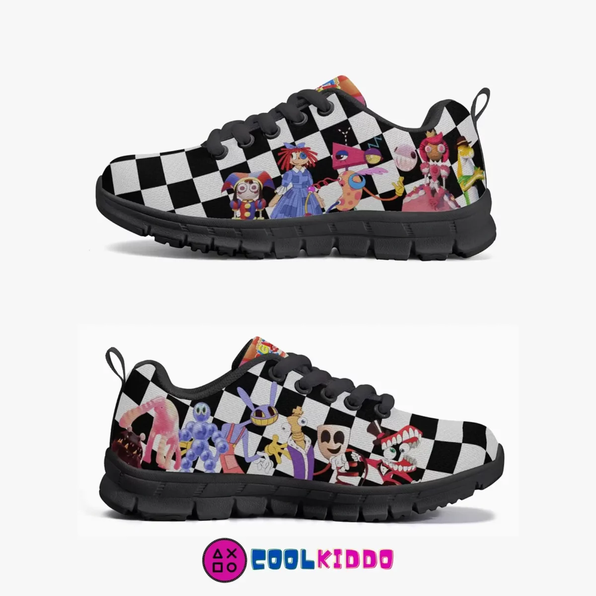 Personalized Shoes | The Amazing Digital Circus Animated Series Inspired Lightweight Mesh Sneakers Cool Kiddo 18