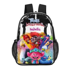 TROLLS – Transparent Bag 17 inch 2024 New Cool Kiddo