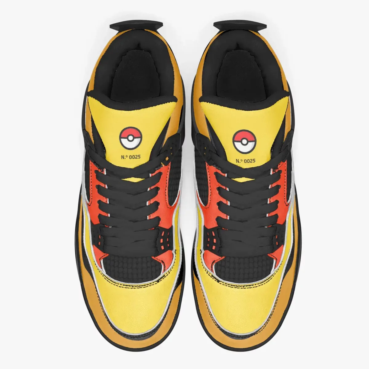 Pikachu (Pokémon) AJ4 Basketball Sneakers – Black Sole Cool Kiddo 12