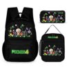PIKMIN 4 Book Bag with Video Game Characters – Black Backpack Bundle Cool Kiddo 26