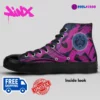 Custom Jinx from ARCANE High-Top Canvas Sneakers, Animated Series Inspired Casual Shoes for Youth/Adults Cool Kiddo 38