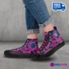 Custom Jinx from ARCANE High-Top Canvas Sneakers, Animated Series Inspired Casual Shoes for Youth/Adults Cool Kiddo 40